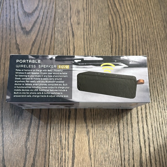 NEW SoundBound Portable wireless black Speaker - Picture 2 of 4